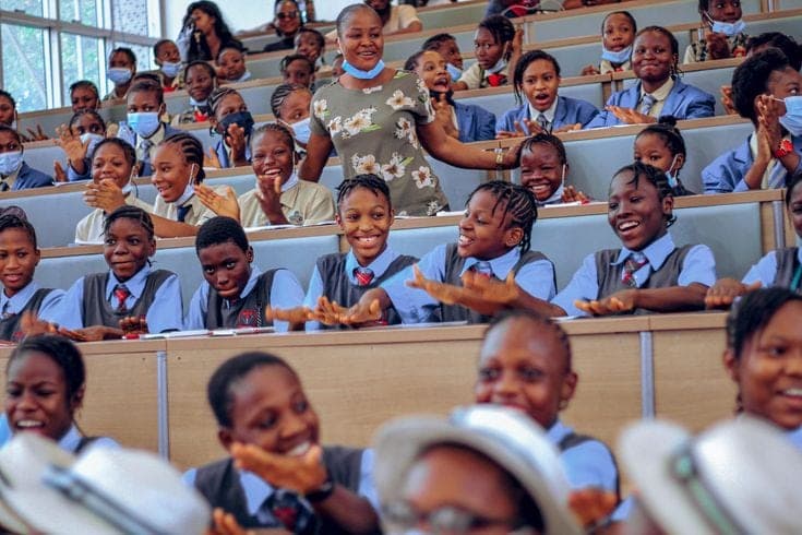 Schoolgirls supported by JTAH scholarships