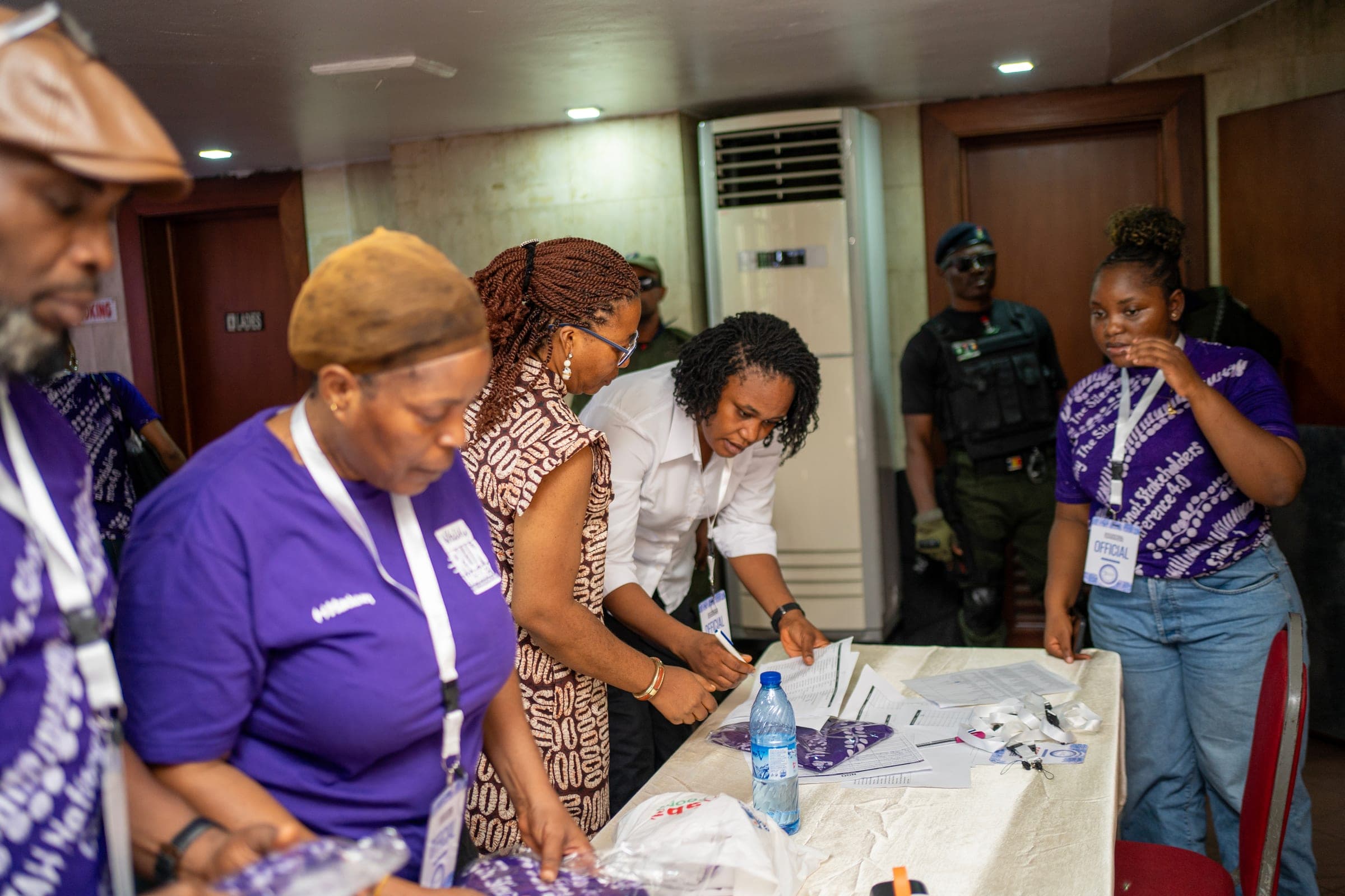 JTAH volunteers at a community outreach
